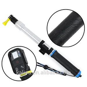 New Arrival Extendable Transparent Float Handheld Monopod Selfie Stick With Wifi Remote Holder Clip for Go Pro