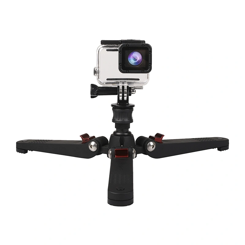 New Arriving Black Foldable MicroTripod holder with Rotating Quick Release Mount stand for  DSLR Camera