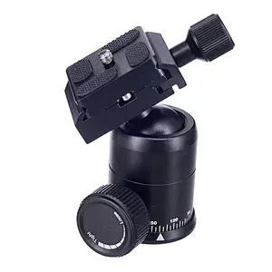 Kaliou Quick Release Plate for Canons Nikons Sonys DSLR Camera with Tripod Ball Head Tabletop Tripod Stand Adapter