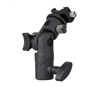 Kaliou New Swivel Flash Hot Shoe Umbrella Holder Mount Adapter for Studio Light Type E Stand Bracket Photo Studio Accessories