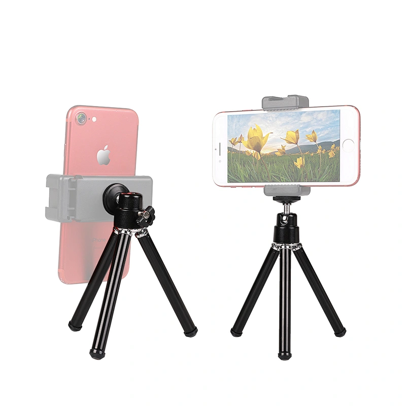 Kaliou Mobile Phone Mini Tripod Stand Monopod Tripods for Gopros 7 6 5 4 3  for Iphone 8 7 6 5 Samsung Cell Phone Xiaomihuawei