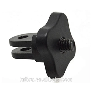 Factory direct sale New Tripod Convert Mount Adapter for Go pro Cameras with 1/4 inch connector mounts