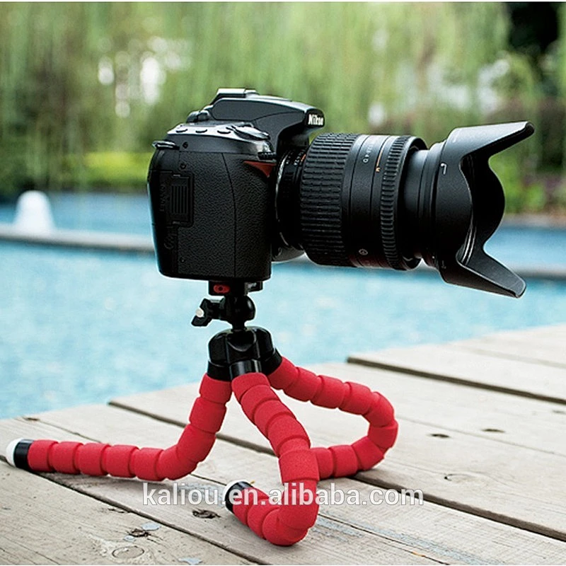 Wholesale Mini Flexible Sponge Octopus Tripod for Go pro and Smartphones