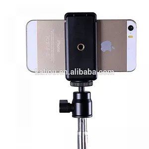 Kaliou Adjustable Cell Phone Clip Holder mount bracket Adapter For Camera Tripod smartphone