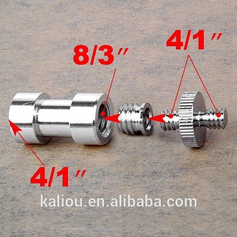 Manufacturer whole Anodized Aluminum Adapter 1/4