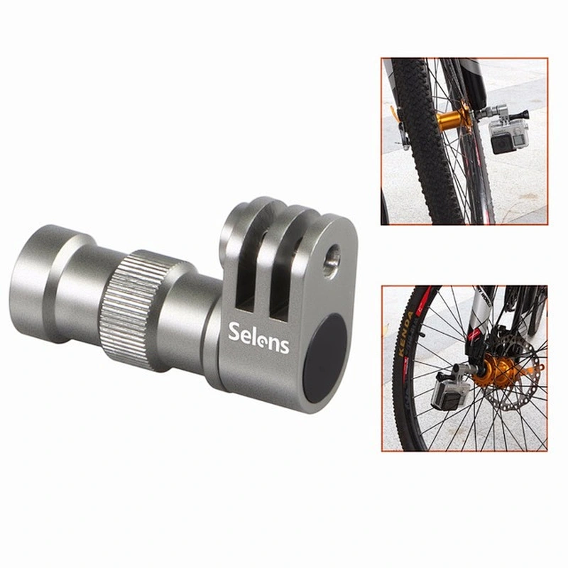 Kaliou bicycle Wheel Hub Bracket Holder Connector Three Prong Mount for Action Camera