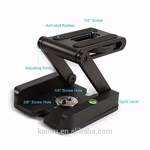 Factory Wholesale Tripod Head Stand Camera Z Type Folding Mount Quick Release Plate