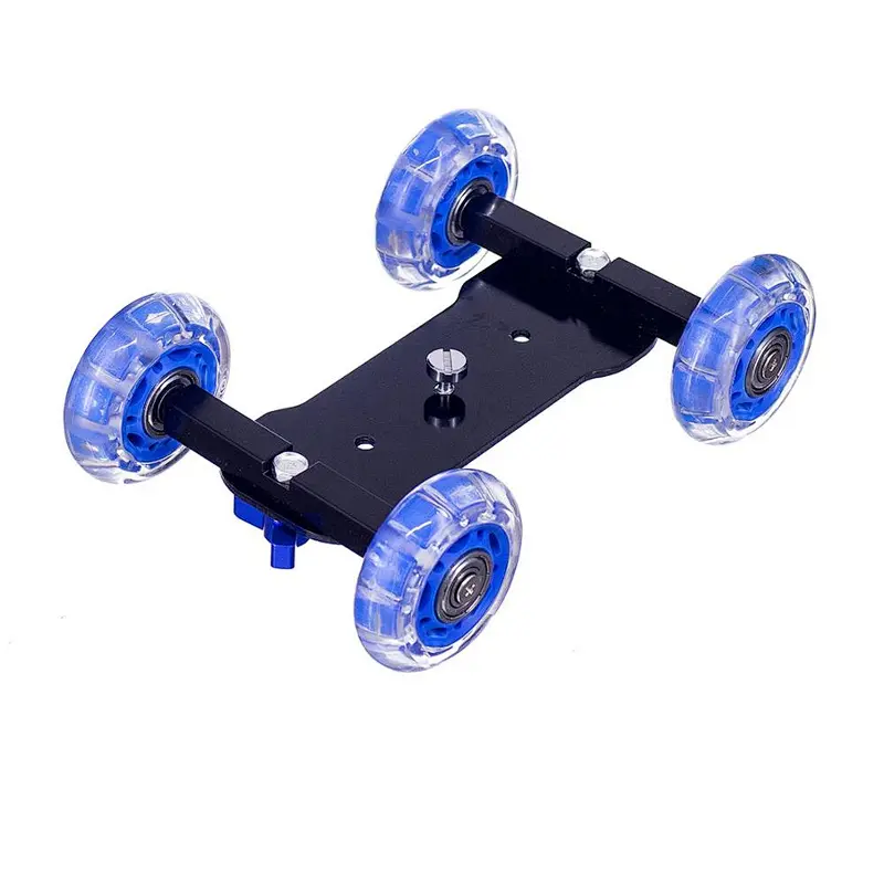 Tabletop Mobile Rolling Video Rail Skater for DSLR Camera Slider Track Camera Slider Track
