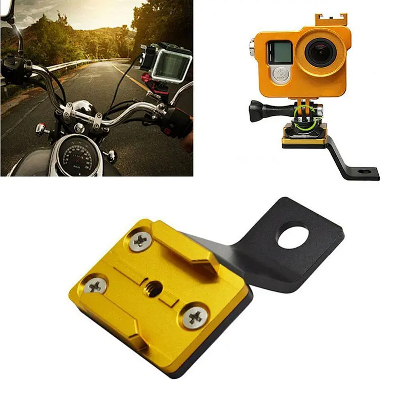 Aluminum Cycling Stand Bracket Adjustable Bike Bicycle Handlebar Phone Mount Motorcycle Rear View Mirror Phone Holder Universal