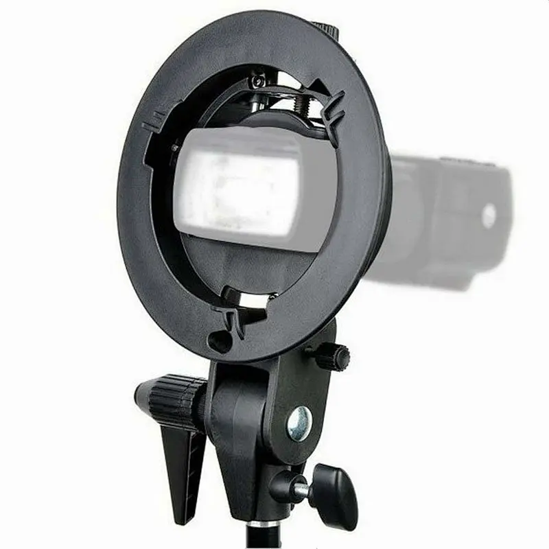 Godoxs S-type Bracket Holder with Bowens Mount for Speedlite Flash Softbox Honeycomb Beauty dish Reflector Umbrella