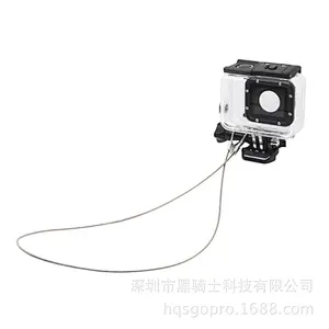 Kaliou Newly Stainless Steel Camera Tether Lanyard Wire Safety Rope for Gopros 7 6 5 4 3 SJ4000 SJ5000 SJ6000 Action Camera