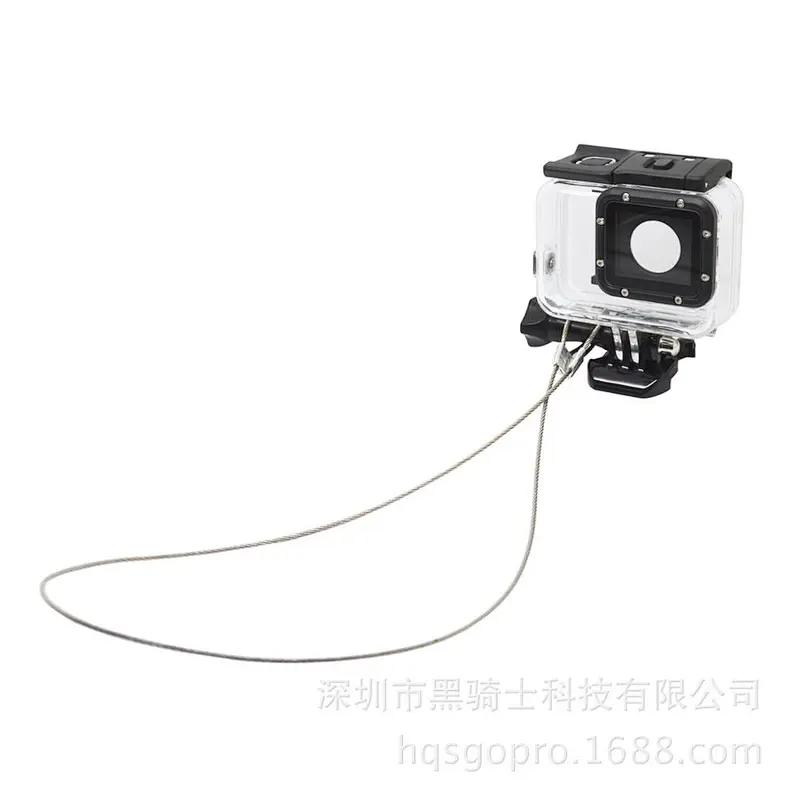 Kaliou Newly Stainless Steel Camera Tether Lanyard Wire Safety Rope for Gopros 7 6 5 4 3 SJ4000 SJ5000 SJ6000 Action Camera