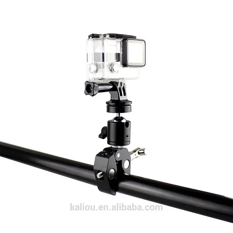 Multifunction Holder Light Stand Camera Connecting Large Crab Clamp with Ball Head Spherical Mount
