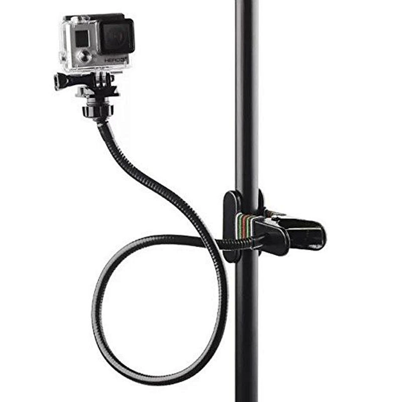 Metal long bending clip frame shooting bracket holder for sports camera clips hero5/4/3+