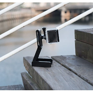 Kaliou CNC Machined Aluminum Pan Tripod Head Folding Z Type Tripod Head Tilt Head for Camera DSLR Canon/Nikon/Sonys