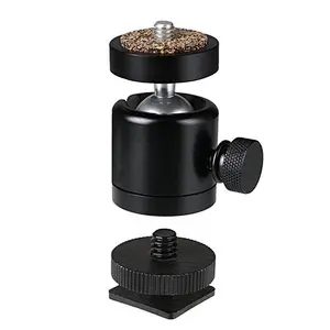 360 Swivel Camera Tripod Mini Ball Head 1/4