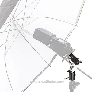 Kaliou Adjustable 3-section U-shape Swivel Flash Bracket for Camera Umbrella Holder/Trigger/Light Stand Adapter