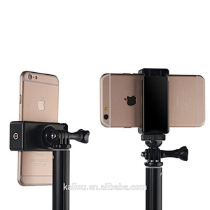 Factory Wholesale Universal 360 Degree Holder Bracket Stands Selfie Stick Clip for Mobile Phone