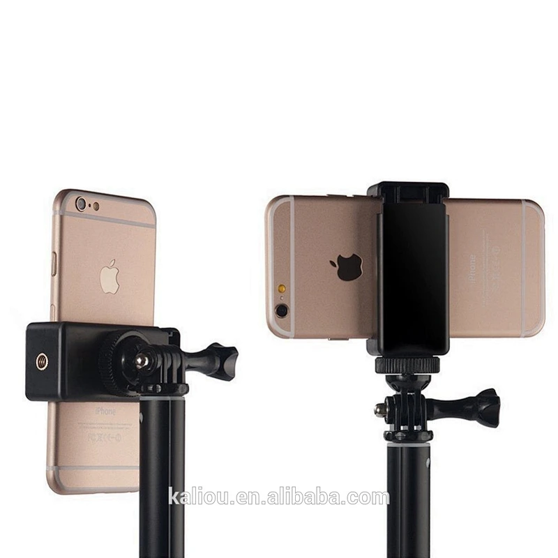 Factory Wholesale Universal 360 Degree Holder Bracket Stands Selfie Stick Clip for Mobile Phone