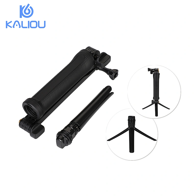 Kaliou 3 Way monopod Adjustment Handheld Selfie Stick Tripod Action Camera Adjustable Mount For GoPros 4 3+ 3 flexible tripod