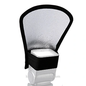 Photography DSLR Camera Speedlite Flash Diffuser Softbox Silver Reflector