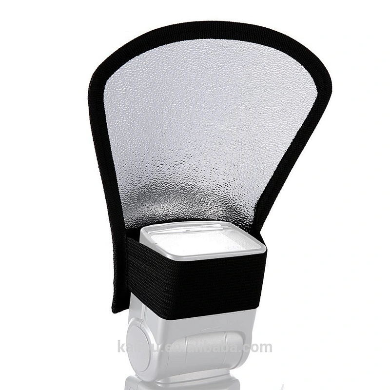 Photography DSLR Camera Speedlite Flash Diffuser Softbox Silver Reflector