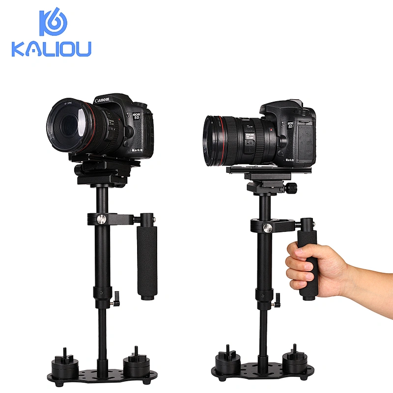 Kaliou S60 Camera Stabilizer 60CM Aluminum Steadicam Handheld Stabilizer for Gopros 7 6 5 4 3 2 1 Camera DSLR Photography Studio