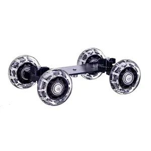 Tabletop Mobile Rolling Video Rail Skater for DSLR Camera Slider Track Camera Slider Track