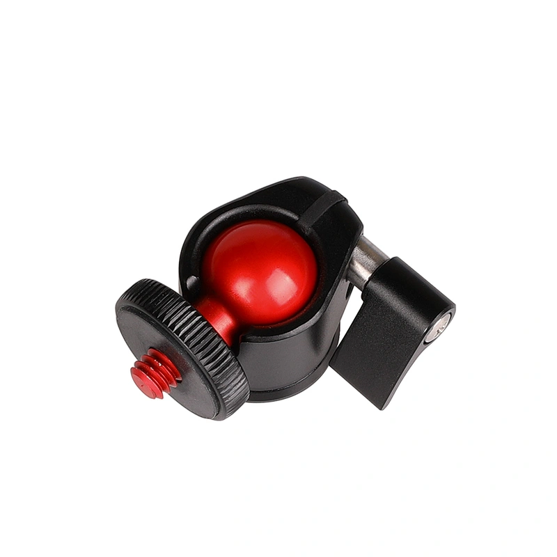 New Arrival High quality Universal Red 360 Swivel Ball Head 1/4