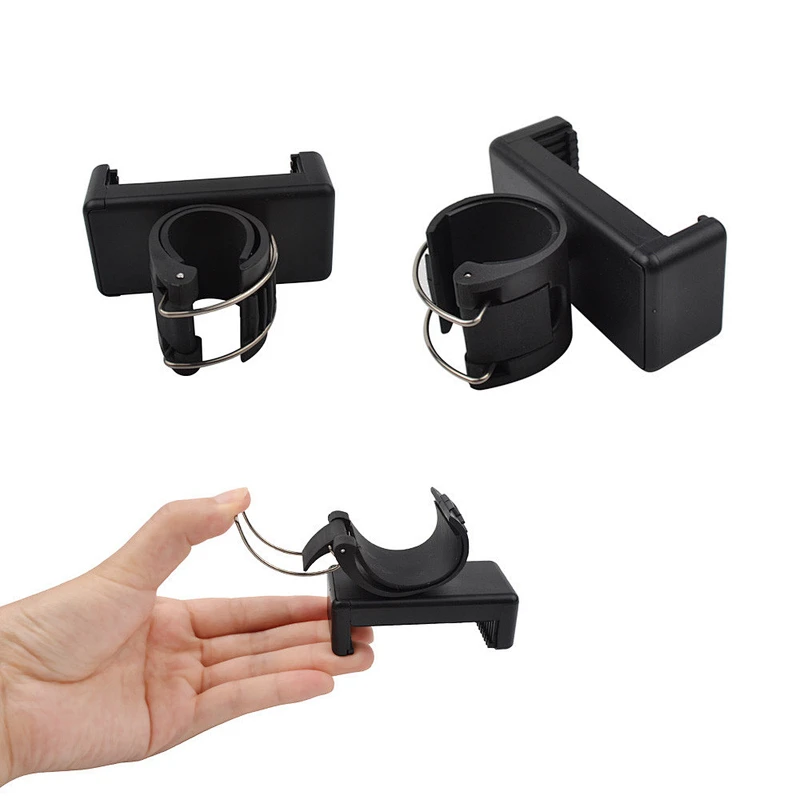 Kaliou Self Selfie cellphone lock Clip Stick Handheld Monopod Adjustable Buckle Phone Holder Adapter for Go Pro HEROs