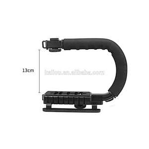 Kaliou Handheld Mini Video dslr camera DV Stabilizer U Shape Flash Camera Stabilizer bracket