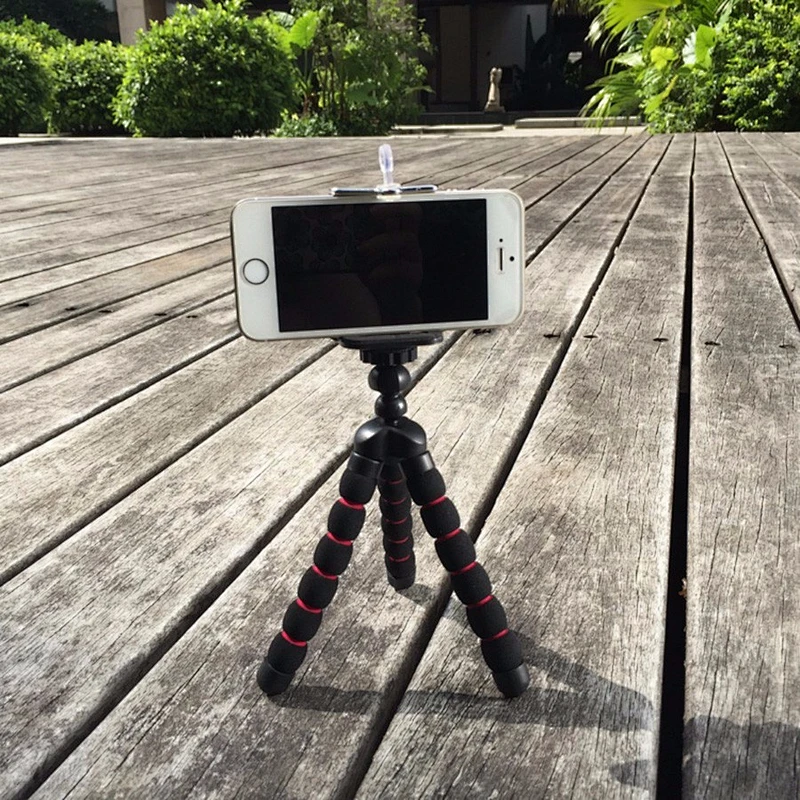 Kaliou S size mini flexible octopus tripod camera phone tripod stand holder for iphone dslr tripod selfie stick