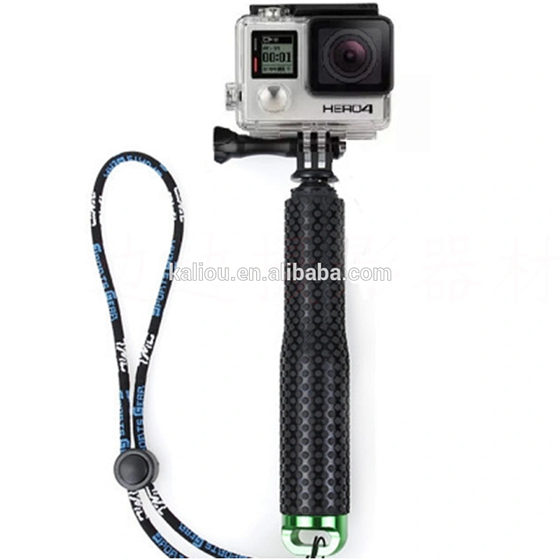 Kaliou Flexible Metal rod with non-slip rubber handle 19 inch phone selfie stick For Xiao YI Camera
