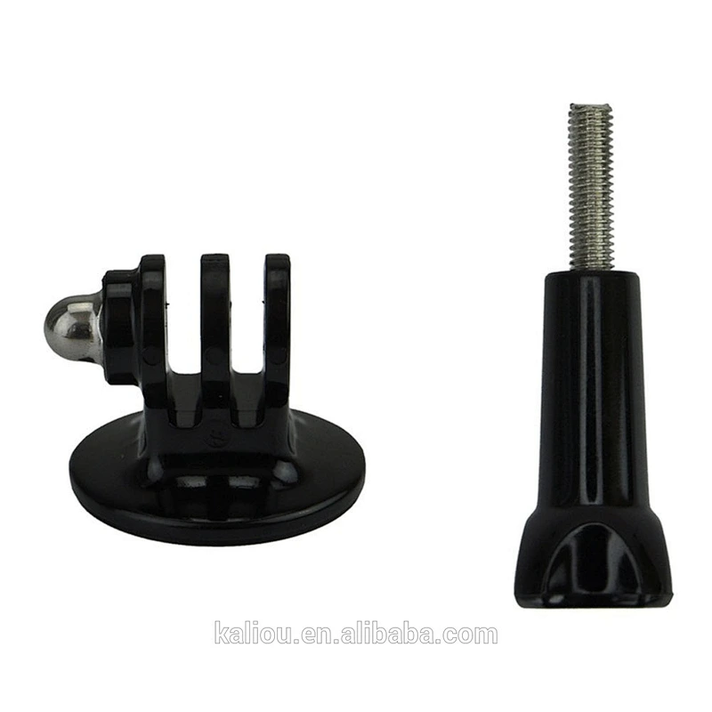 High quality cheapest tripod mount adapter with long thumb screw for Go pro heros cameras