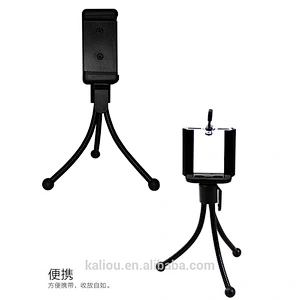 Wholesale Metal Portable Mini Desktop Selfie Tripod for Smartphone and Go Pro