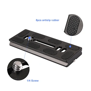Kaliou Universal Metal PU100 Quick Release Plate For Benro Arca Swiss Tripod Ball Head Camera Tripod Adapter Mount Plate Board