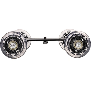 Kaliou Adjustable Friction Articulating 7 Inch Magic Arm with Rail Dolly Car for DSLR Camera Rig / LCD / DV  / LED Monitor