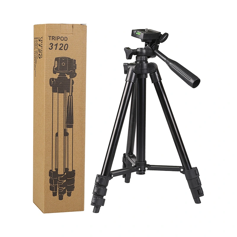 Kaliou 1020mm Professional Black Aluminium Tripod 3120 Tripod Stand for Digital Camera DSLR Smart Phone Mobile Phone