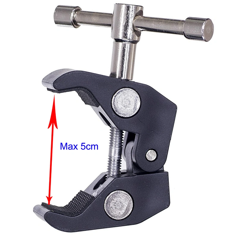 Kaliou Factory Photo Studio Accessories Large Crab Pliers Clip Super Clamp for Monitor Articulating Friction Magic Arm
