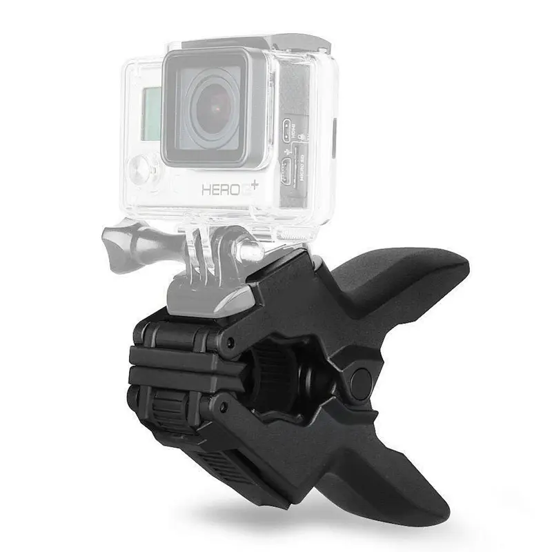 Kaliou批发相机柔性鹅颈Go pro颚夹Flex夹具固定座，用于Go pro 7 6 5 4 3 2 1