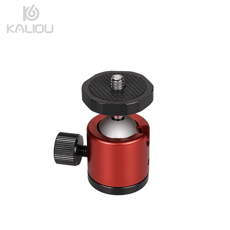 Kaliou 2018 Hot New Universal Colorful 360 Degree Swivel Rotating All Metal Mini Ball Head for Camera Tripod