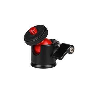 New Arrival High quality Universal Red 360 Swivel Ball Head 1/4