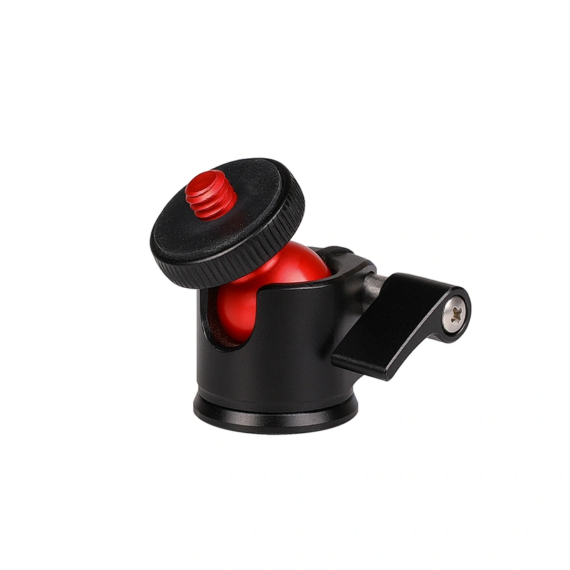 New Arrival High quality Universal Red 360 Swivel Ball Head 1/4