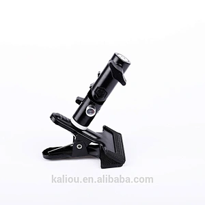 New Arrival Metal Big Spring Clamp Mount with Flash Bracket Stand for Camera Photo Studio or Backgrounds