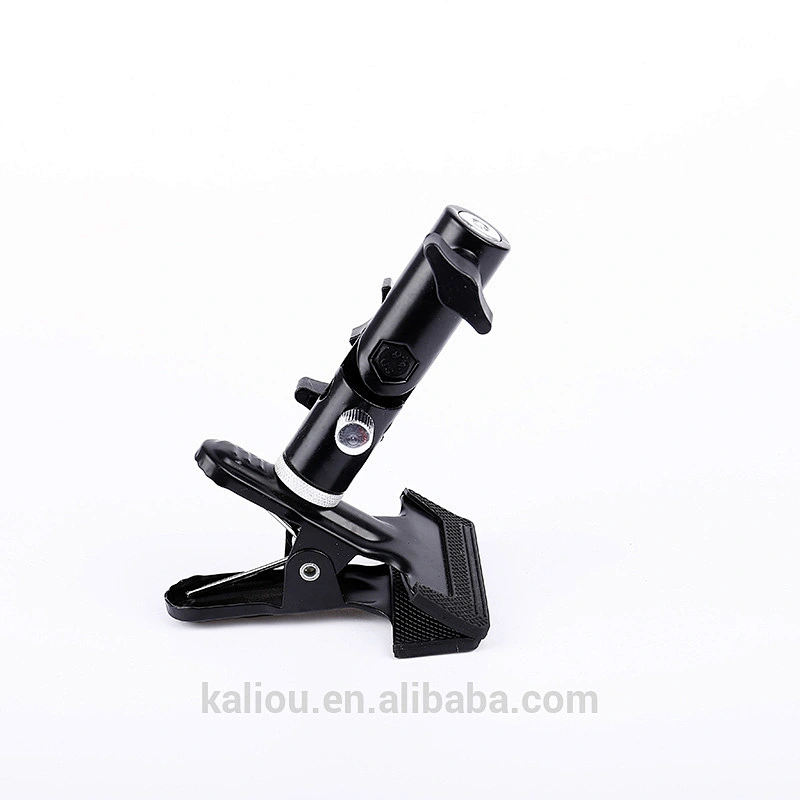 New Arrival Metal Big Spring Clamp Mount with Flash Bracket Stand for Camera Photo Studio or Backgrounds