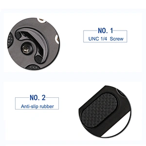 Kaliou Photo Studio Accessories Hand Grip Support L Plate L Bracket Holder Tripod Quick Release Plate for CamFi Camera
