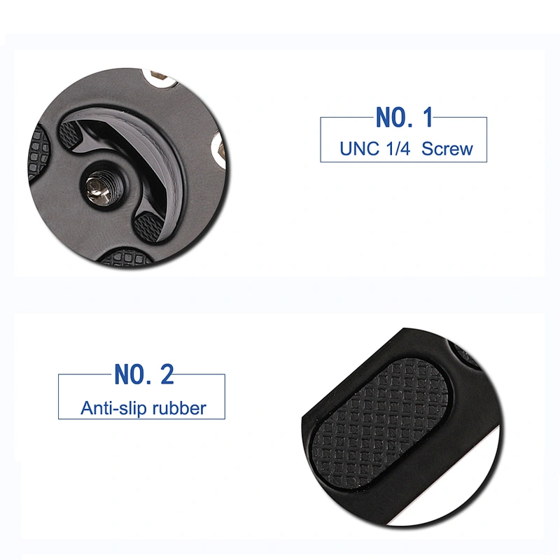 Kaliou Photo Studio Accessories Hand Grip Support L Plate L Bracket Holder Tripod Quick Release Plate for CamFi Camera