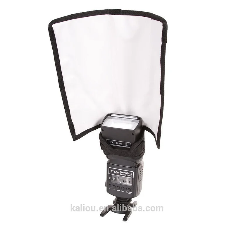 Foldable 25*25cm Photography External Flash Light Barrier Speedlight Reflector for Camera