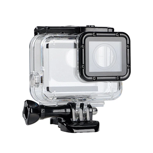 Kaliou Dustproof Protective Undeerwater 45M Waterproof Housing Case for GoPros 7 6 5 with Screw Buckle Base Removable Lens Cover
