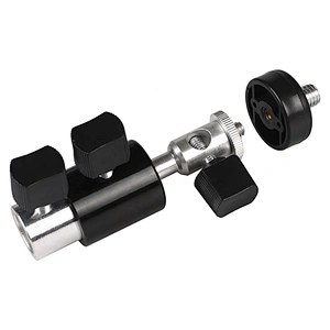 Kaliou C type-adapter Multi-functional small pan tilt strobe Umbrella Flash bracket holder Connector
